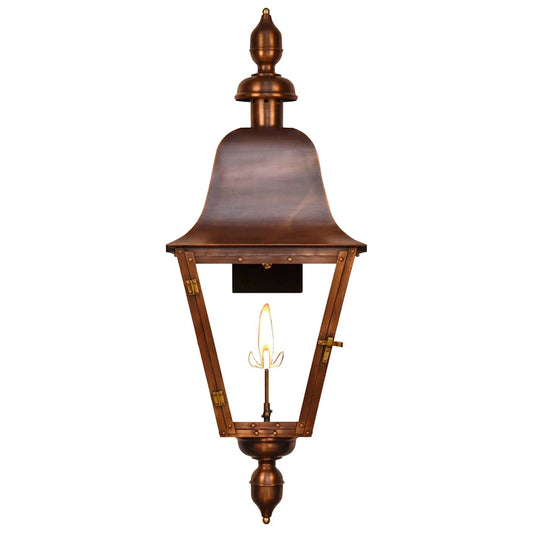 Belmont 42" Tall Copper Natural Gas Outdoor Wall Sconce