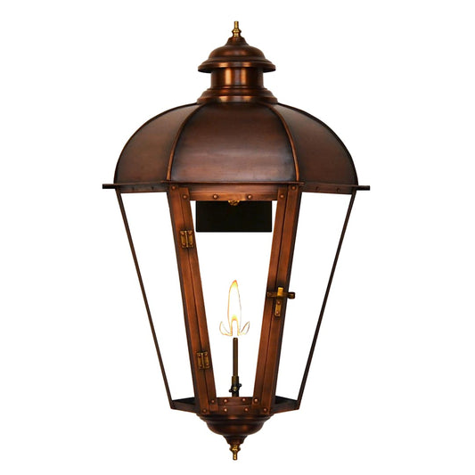 Joachim Street 34" Tall Copper Natural Gas Outdoor Wall Sconce