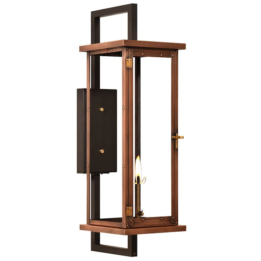 Navarrete 35" Tall Copper Natural Gas Outdoor Wall Sconce