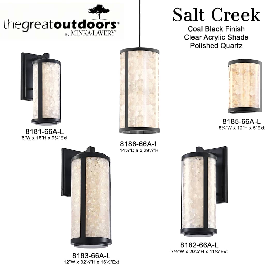 Salt Creek 32" Tall LED Outdoor Wall Sconce