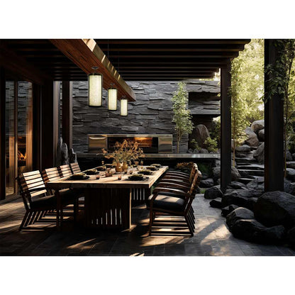 Salt Creek 13" Wide LED Outdoor Pendant with Clear Acrylic Shade