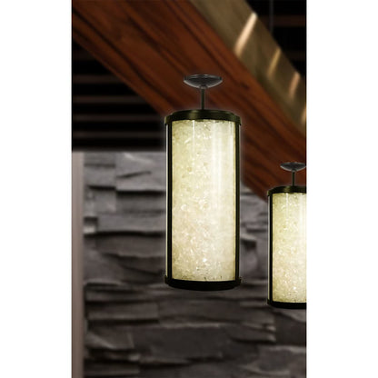 Salt Creek 13" Wide LED Outdoor Pendant with Clear Acrylic Shade