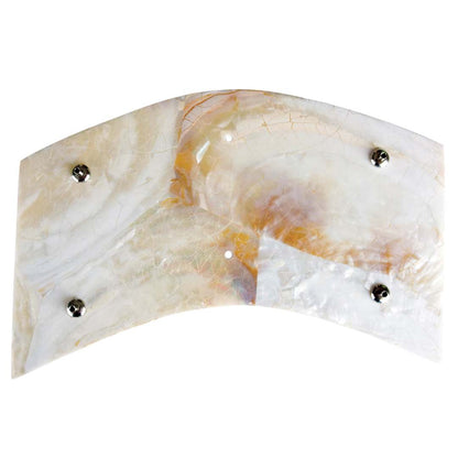 Big 8 Light 60" Reclaimed Shells Linear Chandelier