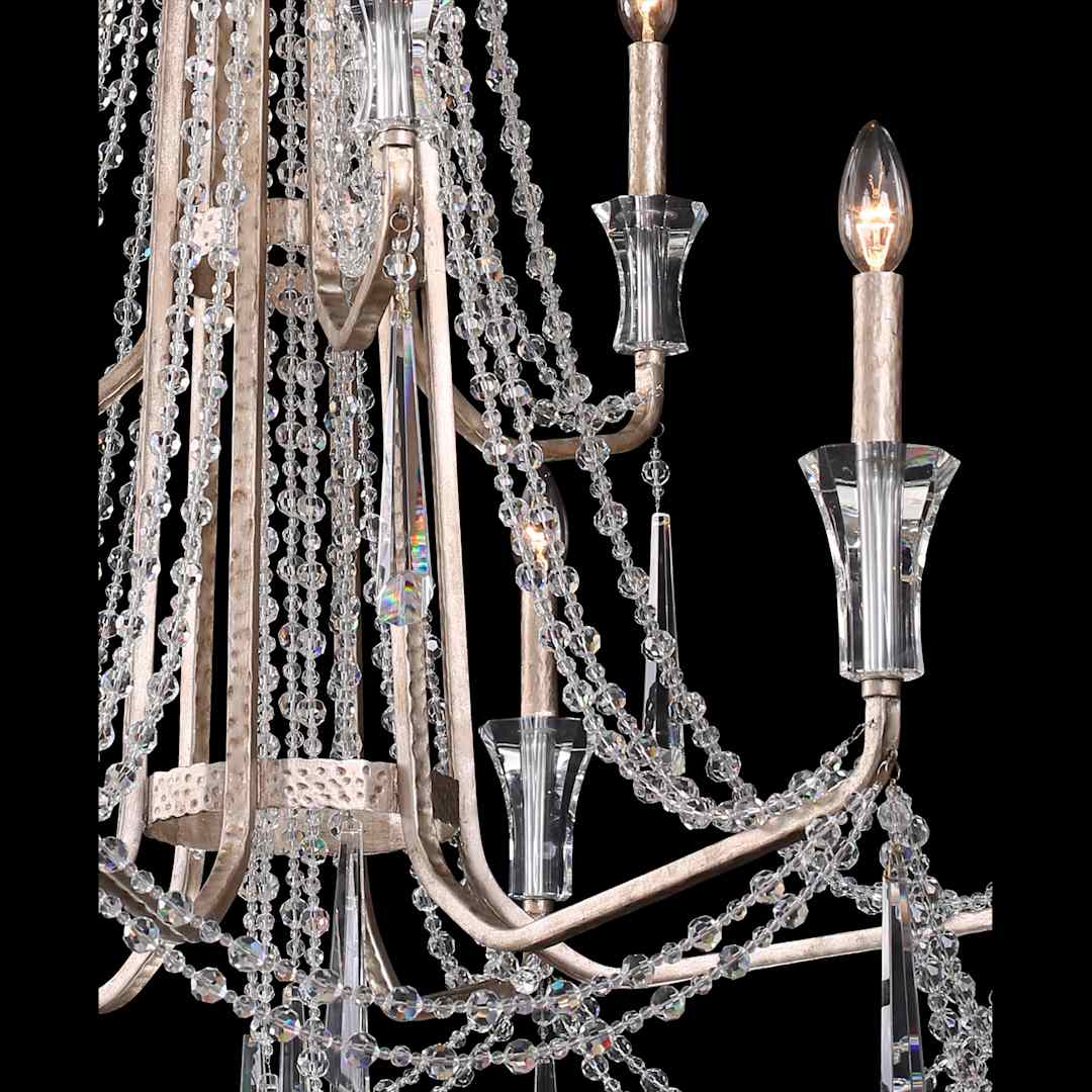Barcelona 9 Light 35" Wide Crystal Chandelier