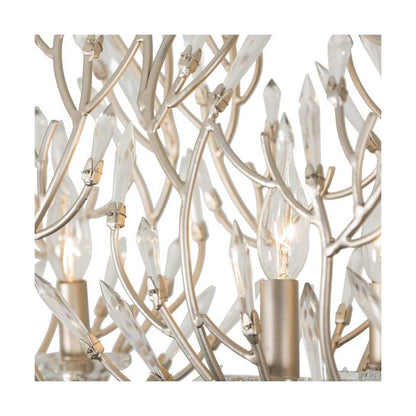 Bask 6 Light 36" Wide Crystal Linear Pendant