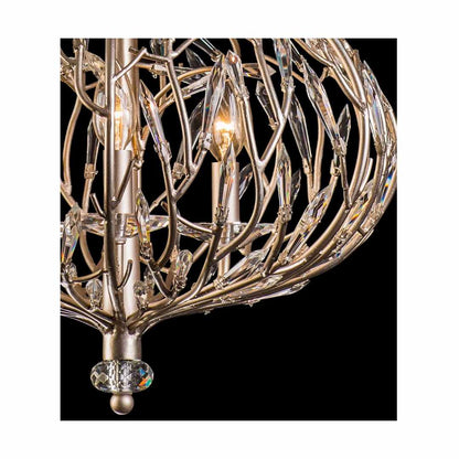 Bask 3 Light 18" Wide Crystal Pendant