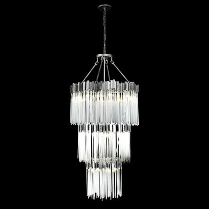 Matrix 18 Light 30" Wide Waterfall Chandelier