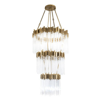 Matrix 18 Light 30" Wide Waterfall Chandelier