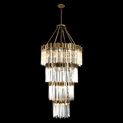 Matrix 30 Light 40" Wide Waterfall Chandelier