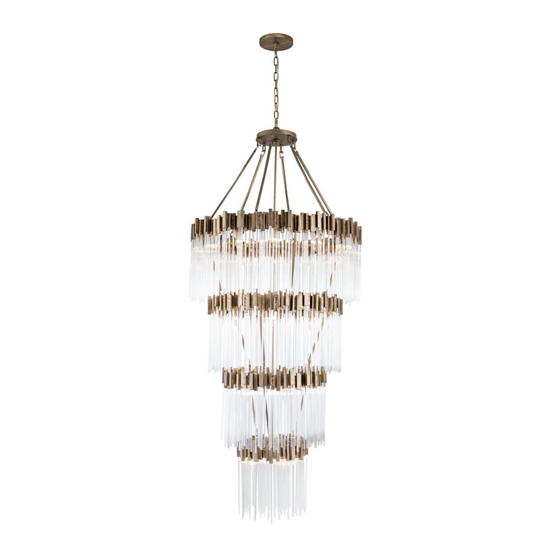 Matrix 30 Light 40" Wide Waterfall Chandelier