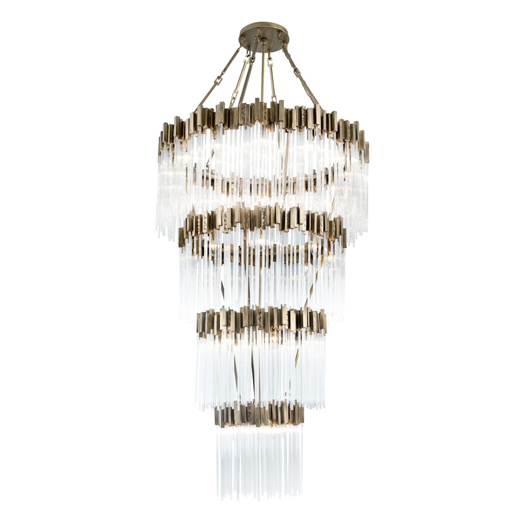 Matrix 30 Light 40" Wide Waterfall Chandelier