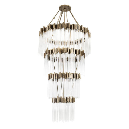 Matrix 30 Light 40" Wide Waterfall Chandelier