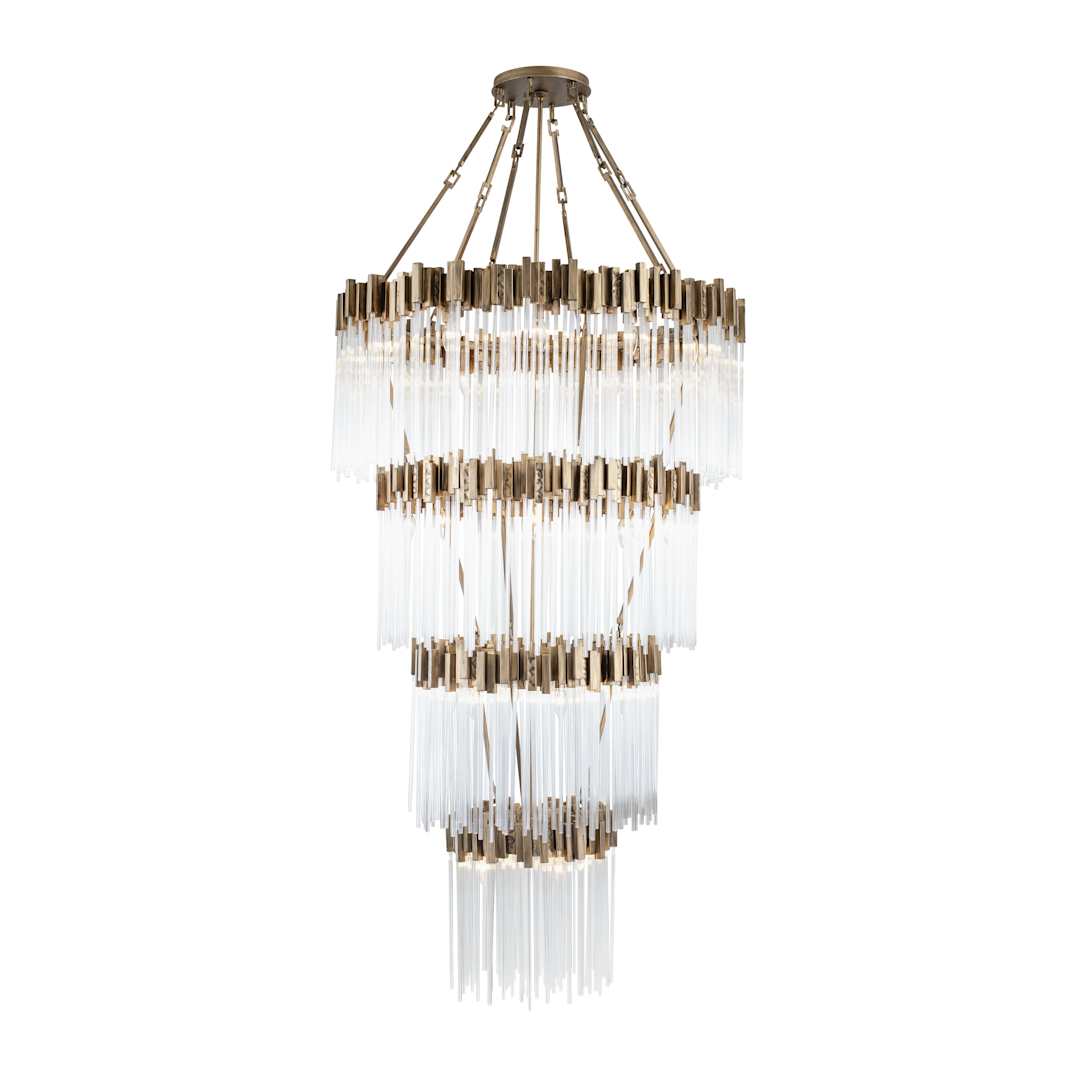 Matrix 30 Light 40" Wide Waterfall Chandelier