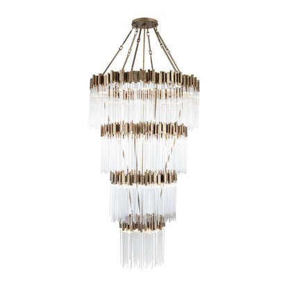 Matrix 30 Light 40" Wide Waterfall Chandelier