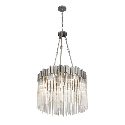 Matrix 9 Light 25" Wide Ring Chandelier
