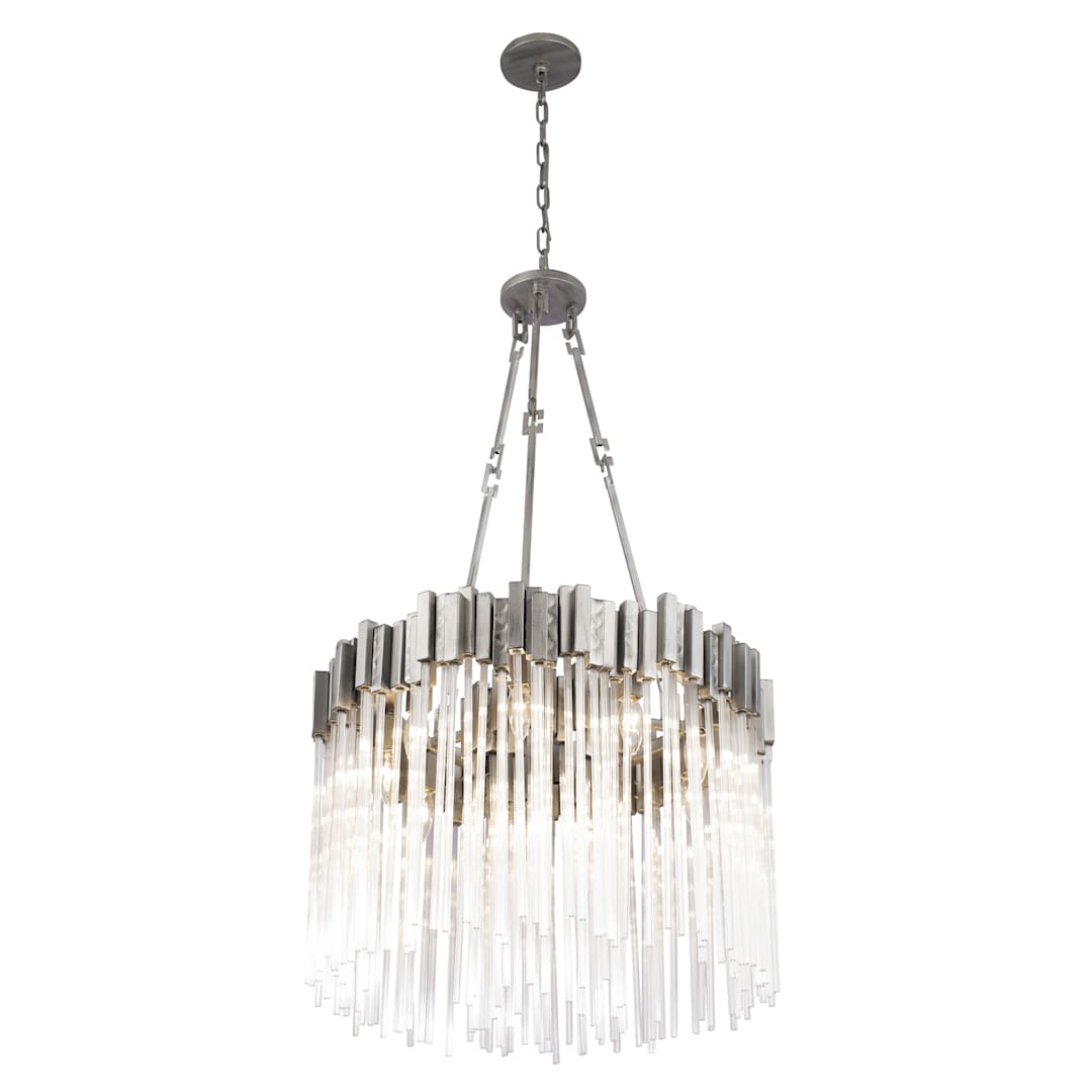 Matrix 9 Light 25" Wide Ring Chandelier