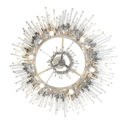 Matrix 9 Light 25" Wide Ring Chandelier