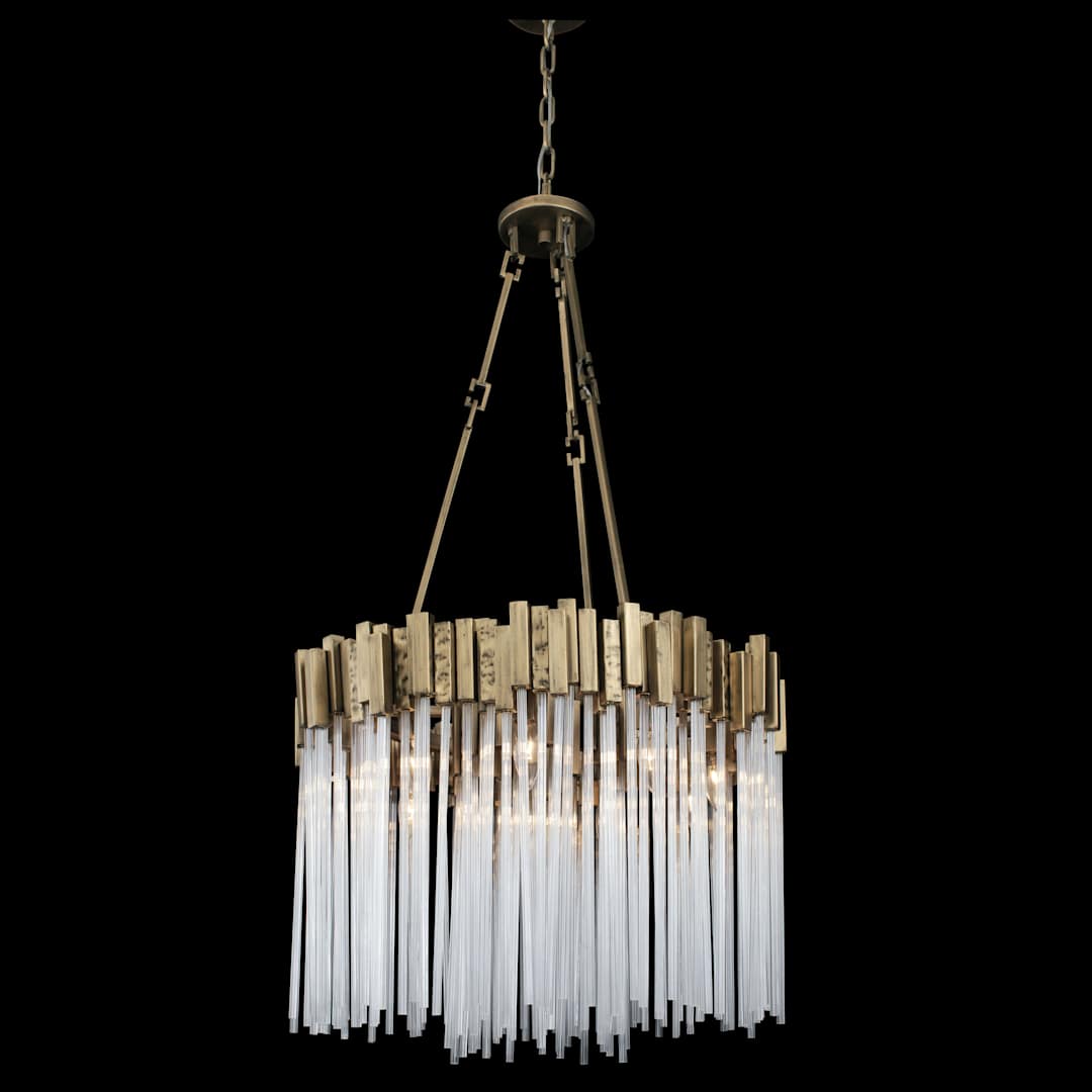Matrix 9 Light 25" Wide Ring Chandelier