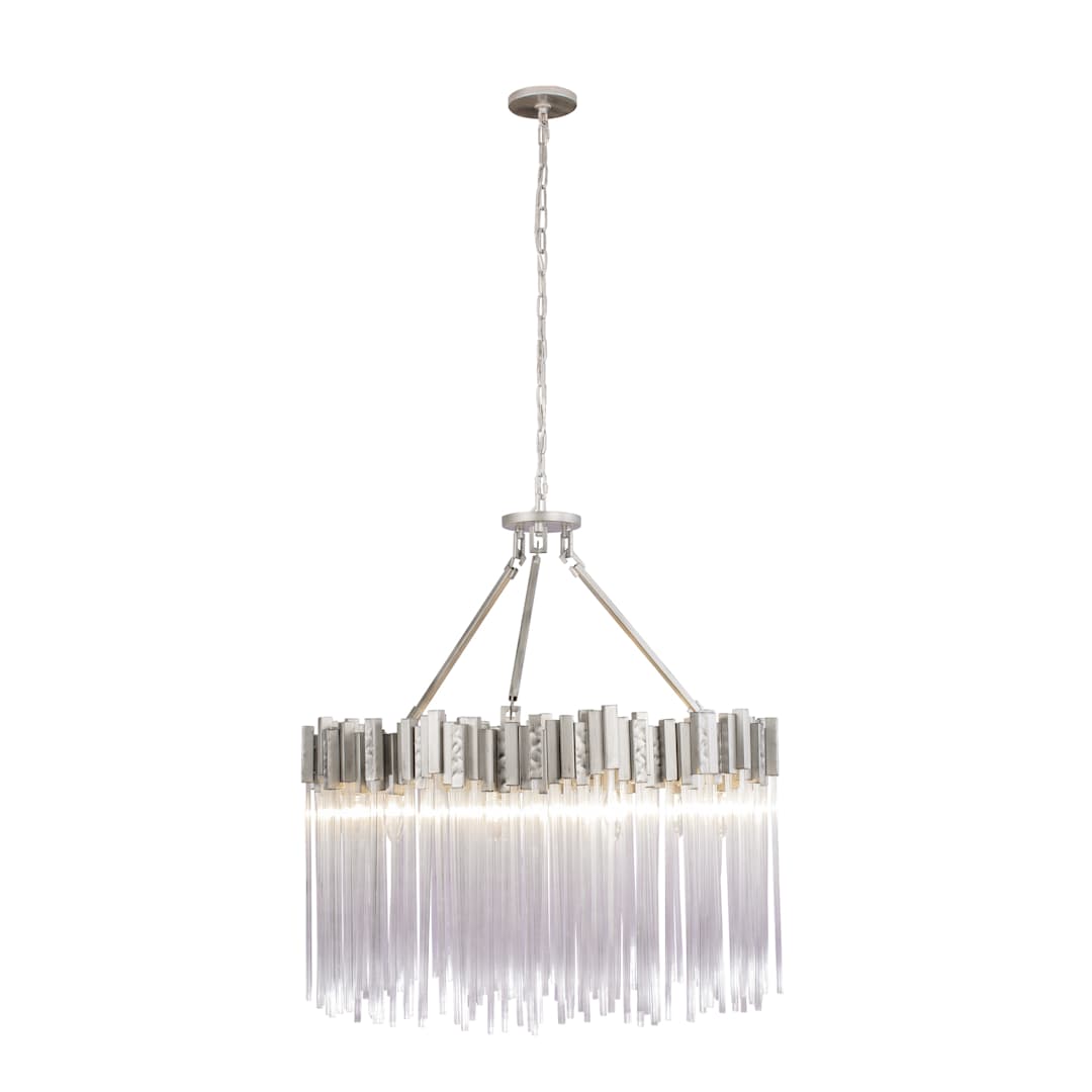 Matrix 10 Light 30" Wide Ring Chandelier