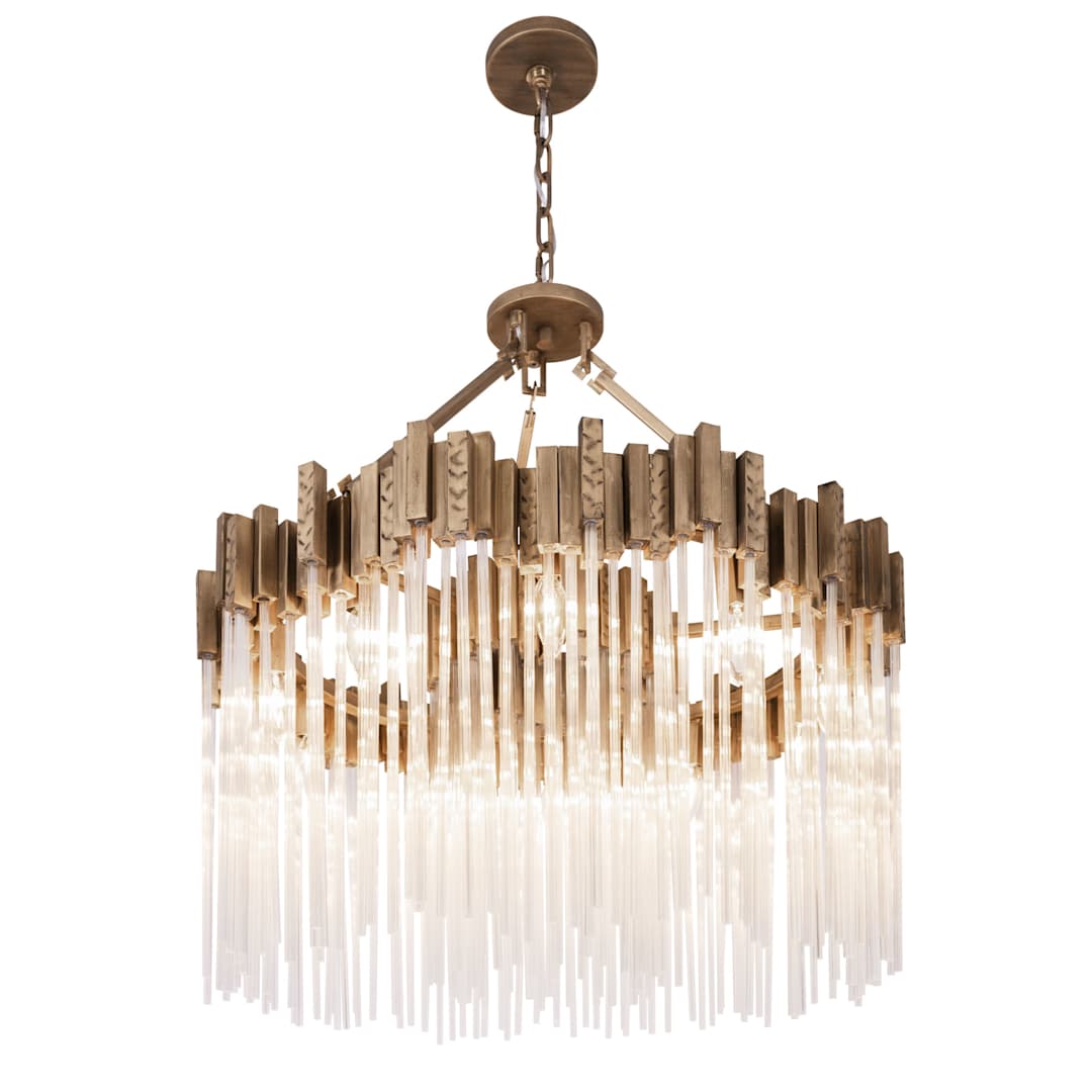 Matrix 10 Light 30" Wide Ring Chandelier