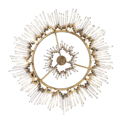 Matrix 10 Light 30" Wide Ring Chandelier