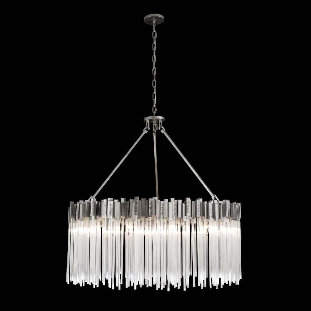 Matrix 12 Light 40" Wide Ring Chandelier
