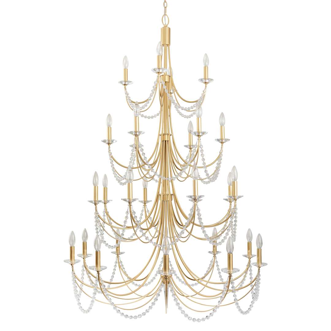 Brentwood 28 Light 40" Wide Taper Candle Style Chandelier