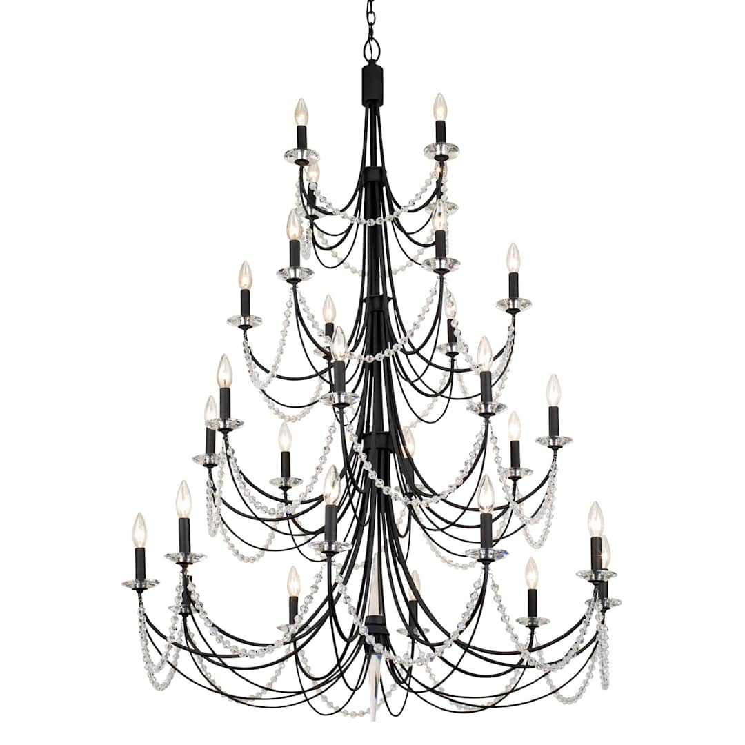 Brentwood 28 Light 40" Wide Taper Candle Style Chandelier