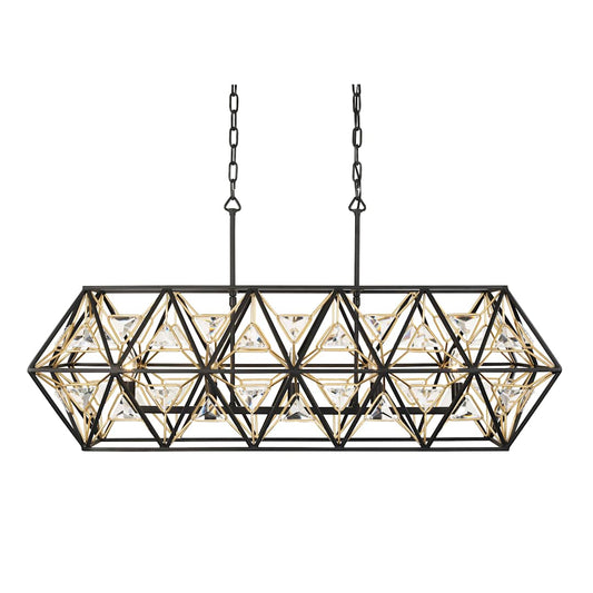 Marcia 5 Light 42" Wide Crystal Linear Pendant