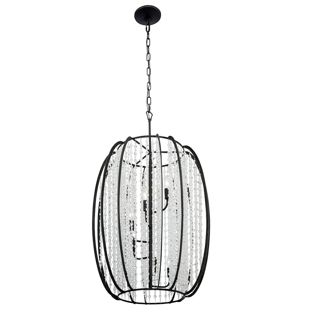 Caesar 6 Light 24" Wide Cage Pendant