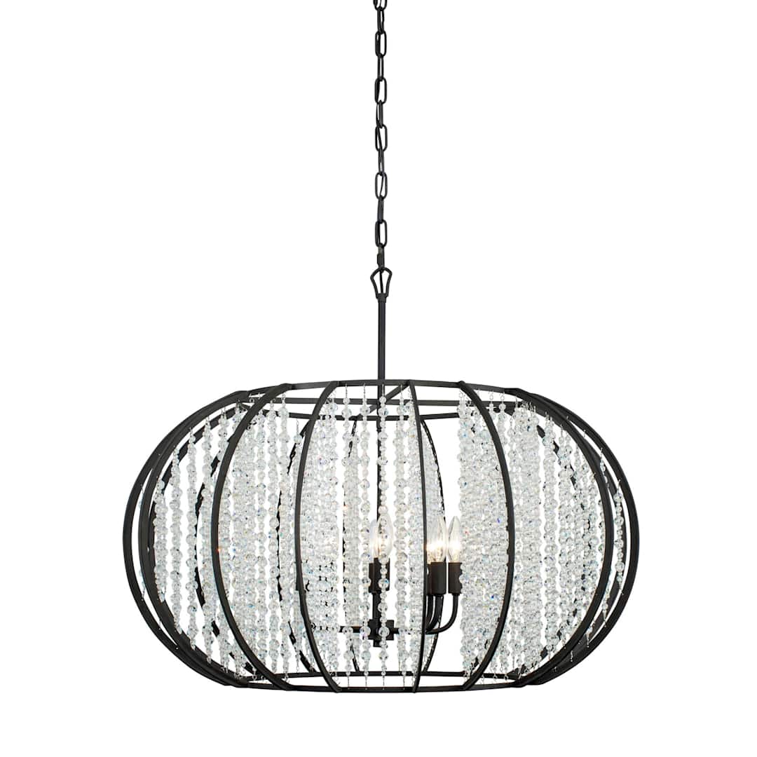 Caesar 8 Light 32" Wide Cage Pendant