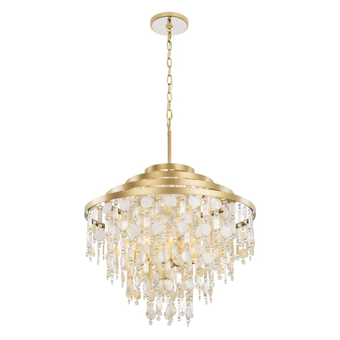 Kalani 10 Light 28" Wide Waterfall Chandelier