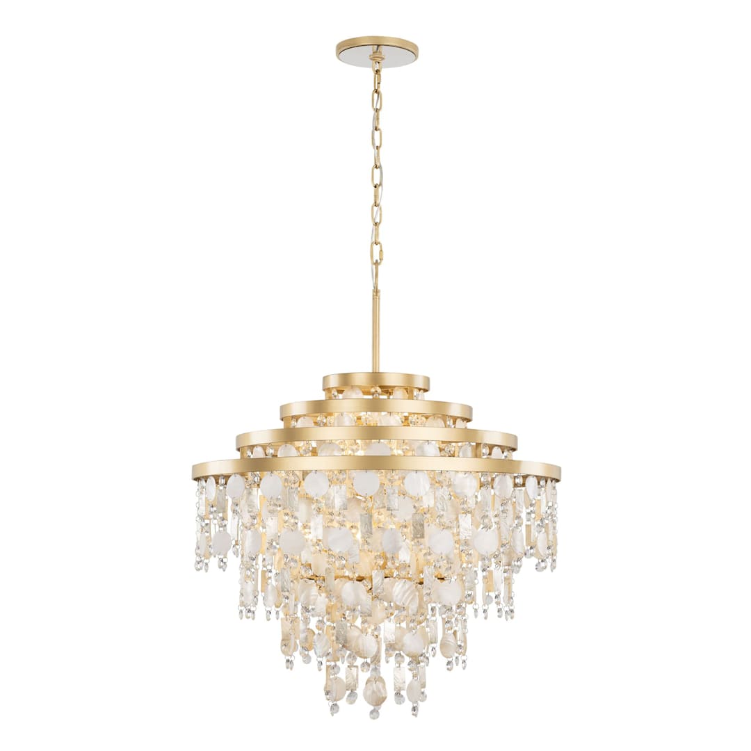 Kalani 10 Light 28" Wide Waterfall Chandelier