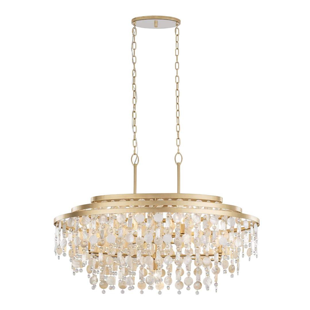 Kalani 9 Light 42" Wide Linear Pendant