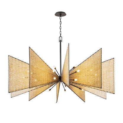 Machina 30 Light 73" Wide Abstract Sputnik Chandelier