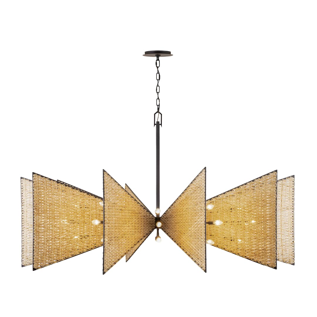 Machina 30 Light 73" Wide Abstract Sputnik Chandelier