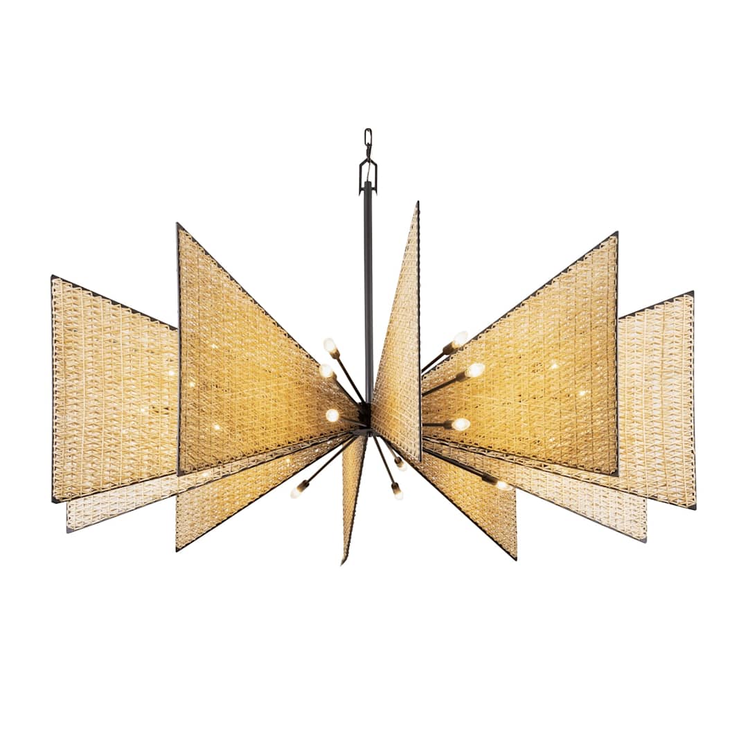 Machina 30 Light 73" Wide Abstract Sputnik Chandelier