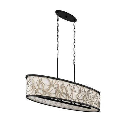 Scribble 6 Light 48" Wide Linear Pendant