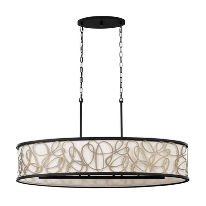 Scribble 6 Light 48" Wide Linear Pendant
