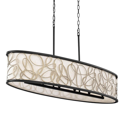 Scribble 6 Light 48" Wide Linear Pendant