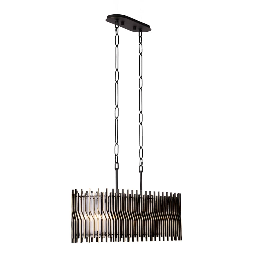 Park Row 5 Light 36" Wide Linear Pendant