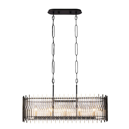 Park Row 5 Light 36" Wide Linear Pendant
