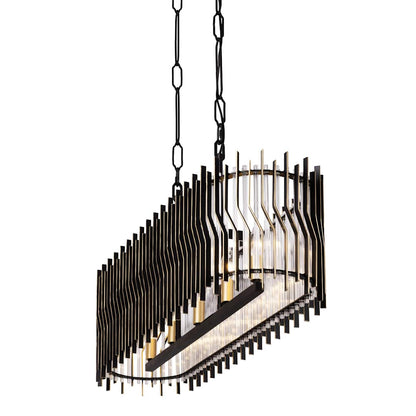 Park Row 5 Light 36" Wide Linear Pendant