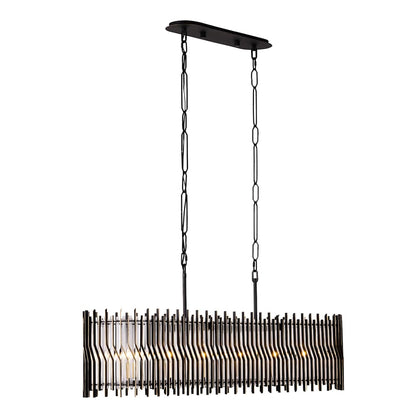 Park Row 6 Light 48" Wide Linear Pendant