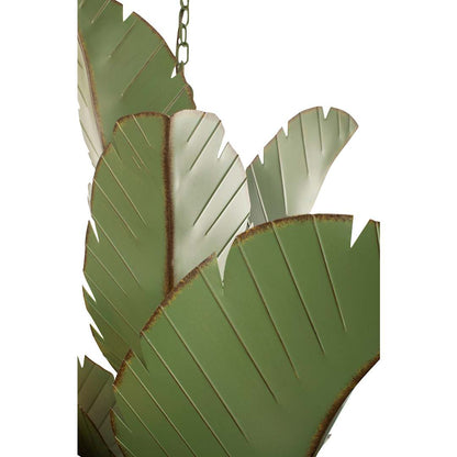 Banana Leaf 12 Light 44" Wide Abstract Candle Style Chandelier