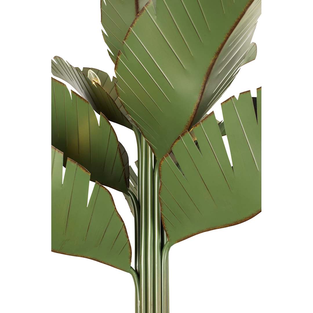 Banana Leaf 12 Light 44" Wide Abstract Candle Style Chandelier