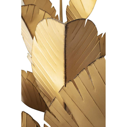 Banana Leaf 12 Light 44" Wide Abstract Candle Style Chandelier