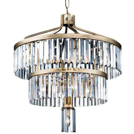 Social Club 13 Light 28" Crystal Chandelier