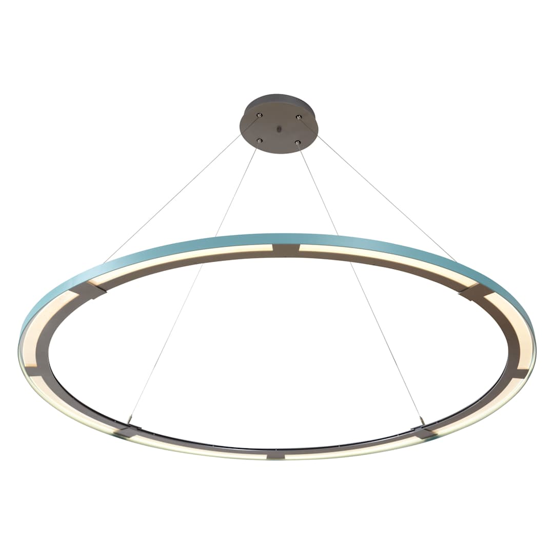 Ringo 61-13/16" Wide Integrated LED Ring Chandelier with Adjustable Cables