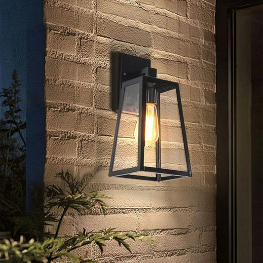 Vintage Industrial Style Glass Sconce Waterproof Outdoor Wall Lights Wall Lamp